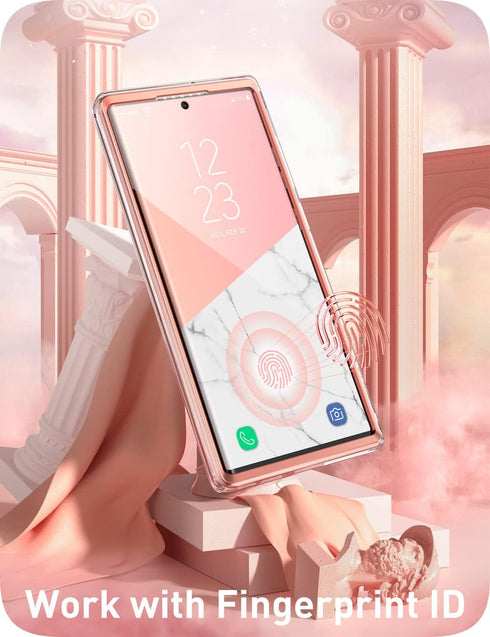 i-Blason Cosmo Series for Samsung Galaxy S22 Ultra 5G Case (2022 Release), Slim Stylish Protective Case With Built-in Screen Protector (Marble)...