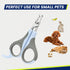 WePet Pet Nail Clippers (U07.2), Professional Claw Trimmer, Scissor for Cats, Puppies, Kittens, Hamsters, Rabbits and Small Animals, Sharp, Safe, ...