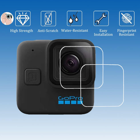 Plastic Protective Cage Cover Screen Protector for Gopro Hero11 Black Mini Hero 11 Black Mini Anti-Scratch LCD Lens Glass Screen Protective Cap Gu...