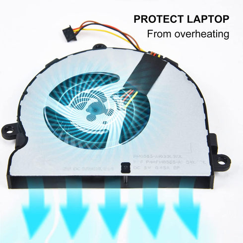 Replacement Laptop Cooling Fan for HP 15-ac 15-af 15-ay 15-ba 15-be 15-bd 15-bf 15-bs 15-bw Series CPU Fan P/N 813946-001 PN-C116 TPN-C125 DC28000...