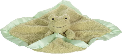 Apricot Lamb Luxury Snuggle Plush Cute Green Frog Infant Stuffed Animals Security Blanket Nursery Character Blanket (Green Frog, 14 Inches)...
