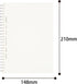 KOKUYO D Shaped Soft Ring Notebook, 6mm ruled, 30 Lines, 80 Sheets, A5, Transparent, Japan Import (SU-SV538B-T)...