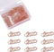 20 Pcs Metal Love Paper Clips Funny Cute Paperclips Rose Golden Paper Clips Paperwork Clips Planner Clips School Office Supplies...