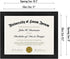 Americanflat 8.5x11 Diploma Frame with Shatter-Resistant Glass - Document Frames with Engineered Wood - Legacy Collection - Certificate Frame for ...