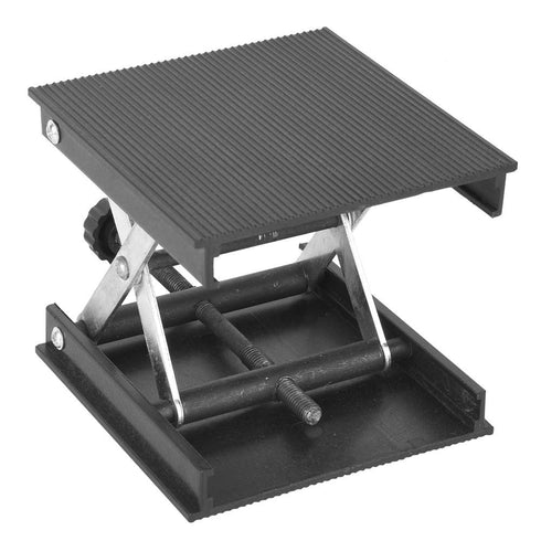 Lab Jack Lift Table Stainless,Lab Lift,Lab Jack 3” X 4,Lab Jack Plastic Plate & Metal Bracket Lifting Platform Stand Rack for Level Laboratory 90 ...