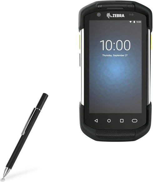 BoxWave Stylus Pen Compatible with Zebra TC77 - FineTouch Capacitive Stylus, Super Precise Stylus Pen for Zebra TC77 - Jet Black......