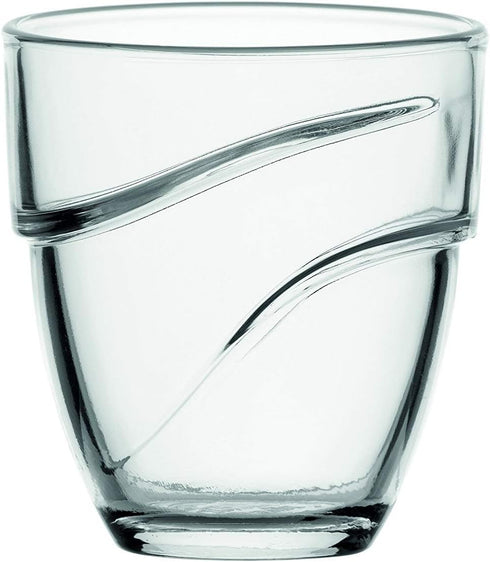 Duralex Set of 6 Wave Tumblers, Clear, 9.5-Oz....