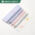 Kaco ROCKET Gel Pens Cute Stationery 3 Pieces Set, 0.7mm Medium Point, 2 Black Ink and 1 Coral Ink, Quick Drying Aesthetic Cute Pens Christmas Gif...