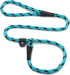 Mendota Pet Slip Leash - Dog Lead and Collar Combo - Made in The USA - Black Ice Turquoise, 1/2 in x 6 ft - for Large Breeds...