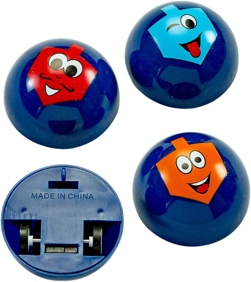 Rite Lite Chanukah Racing Dreidels Set of 4 - Pull Back & Race! Hanukkah Gifts Jewish Holiday Party Toys Decorations Party Favors Goodie Bag Rewar...
