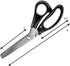 Stainless Steel Pinking Shears Comfort Grip Handled Professional Fabric Crafts Dressmaking Zig Zag Cut Scissors Sewing Scissors(9", Serrated, Blac...