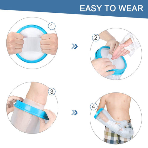 Arm Cast Cover Child Bandage Protector for Shower, Kids Arm Cast Cover Keep Wound and Bandage Dry for Broken Arm Wrist Hand Left or Right...