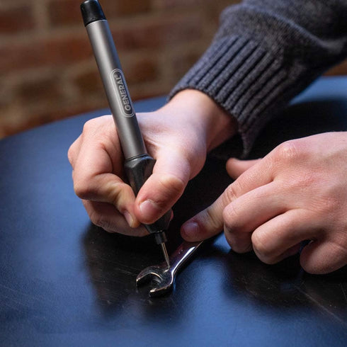 General Tools Cordless Engraving Pen for Metal - Diamond Tip Etching Tool for Engraving Toys, Sporting Goods, & Glass Gifts...
