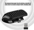 FOSA Keyboard, Chatpad Message Mini Game Keyboard 2.4G Receiver Keypad Chat Keyboard with Audio/Headset Jack for Game Controller Gamepad...