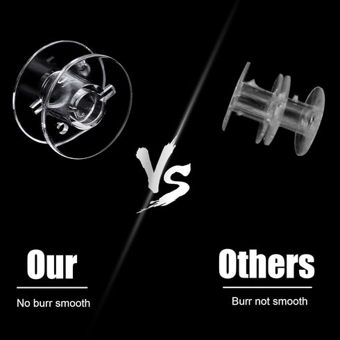 50 Pcs Bobbins, Plastic Bobbins for Sewing Machine, Sewing Bobbins with Bobbin Case, Bobbin for Sin-ger/Bro-Ther, Bobbins for Singer Sewing Machin...