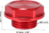 X AUTOHAUX Red Aluminum Alloy Gas Engine Oil Filler Cap Plug Cover for Toyota TRD Highlander RAV4 Yaris Camry Corolla Tacoma Land Cruiser...