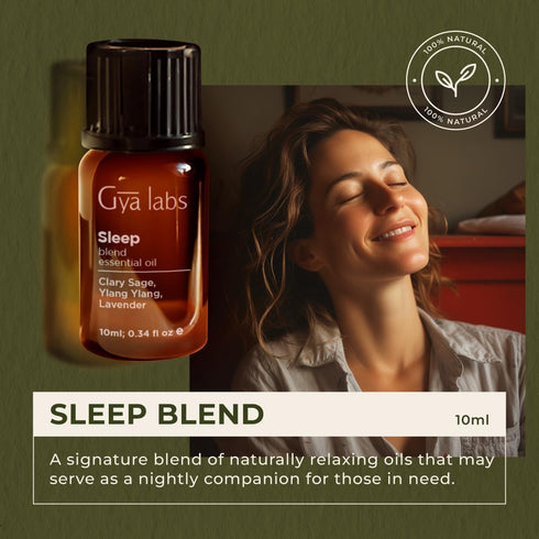 Gya Labs Sleep Essential Oil Blend - 100% Pure Natural Sleep Oil for Diffuser & Aromatherapy, Soothing, Bedtime and Self-Care (0.34 Fl Oz)...