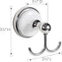 Design House Accessories Bathroom Hardware, Robe Hook, Polished Chrome and White...