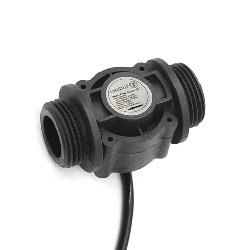 1" Water Flow Sensor Food-Grade Switch Hall Effect Flowmeter Fluid Meter Counter 1-60L/min...