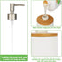Ceramic Soap Dispenser Hand Soap Dispenser Refillable Liquid Great for Kitchen and Bathroom Decorative (White)...