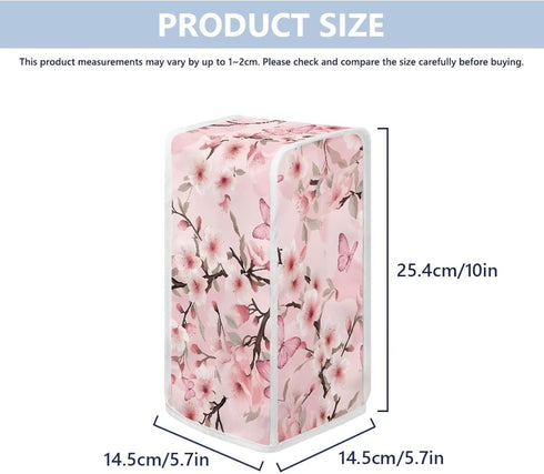 Can Opener Cover Pink Flower Can Opener Dust and Stain Protection Small Applicance Cover for Kitchen Fits Most Electric Automatic Can Openers...