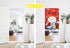 Door Curtain Japanese Noren Curtain Cotton Linen Handcrafted Blackout Doorway Curtain Panel Chinese Characters Lucky and Fortune Cat 29" x 35"...