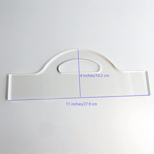Charcuterie Board Handle Template, Clear Acrylic Template, Woodworking Router Template, Eighth Sunrise...