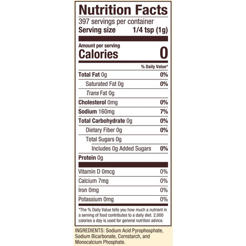 Bob's Red Mill Baking Powder 14 oz (2 Pack) - Double Acting Baking Powder - No Added Aluminum - Baking Powder Double Pack (14 oz each, 28 oz total...