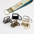 Key fob Hardware,30 PCS 1 Inch Key fob Keychain with Keychain Rings for Bag Webbing Wristlets Lanyards(Rose Gold)...