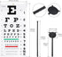 Eye Chart, Complete Snellen Eye Exam Kit, for Eye Exams 20 Feet 22×11 Inches Low Vision Eye Test Charts with Eye Occluder and Pointer...