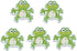Healifty 50Pcs DIY Wooden Buttons,Sewing Buttons Frog Buttons 2 Holes Buttons Animal Buttons for Sewing DIY Craft Multicolored...