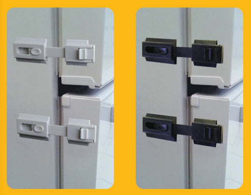 The Guardian Refrigerator Lock for Any Home Appliance, Used for Infants, Special Needs Children and Dementia Patients (Black) - One Lock...