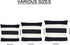 4 Pack Waterproof Pillow Covers Outdoor Throw Pillowcases Decorative Garden Cushion Case for Home Garden Patio Couch Balcony Striped (20 * 20 inch...
