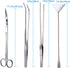 15in Aquascape Tools, 4 in 1 Long Aquarium Tweezers Scissors Spatula, Stainless Steel Aquatic Plants Aquascaping Tools Set for Fish Starter Kits, ...