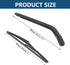 Rear Windshield Wipers Blade Arm Set for Scion XB 2008-2015,Toyota Yaris 2007-2014 Back Glass Wiper Arm Blade Replacements All Seasons Fit, Replac...