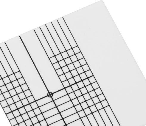 Hilitand Turntable Cartridge Alignment Protractor Tool, Acrylic LP Phono Turntable Cartridge Azimuth Ruler for Measuring & Balancing LP Record Pla...