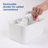 BLUE GINKGO Multipurpose Caddy Organizer - Stackable Plastic Caddy with Handle | Desk, Makeup, Dorm Caddy, Classroom Art Organizers (Made in Korea...