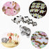 Elephant Cookie Cutter Set of 4 Counts Animal Biscuit Cutter Baby Shower Press Cookie Molds Stainless Steel Metal Fondant Cutter (Elephant Cookie ...