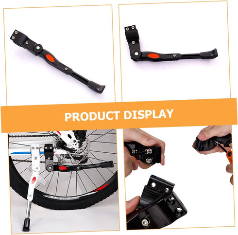 1 Set Bicycle Kickstand Nishiki Bike Support Bracket Bicycles Kick Stand Kids Bicycles Adjustable Bike Kickstand Bike Kick Stand Child Aluminum Al...