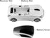 Cool Sport Car Shaped 2.4GHz Wireless Mouse Optical Cordless Mice with USB Receiver for PC Laptop Computer 1600DPI 3 Buttons White...