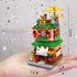 Japanese Street View Hot Springs House,399PCS Mini DIY Building Blocks Model Set, Mini Bricks Toys for Kids and Adults...
