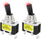 DaierTek 30 Amp Heavy Duty DC Toggle Switch, 12V 30A Lighted Toggle Switch with Red LED 12 Volt for Automotive Car Truck Vehicle UTV -2pcs...