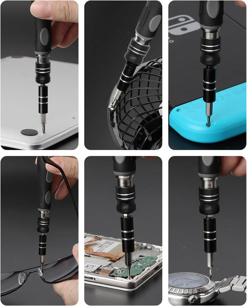 Precision Screwdriver Set - 48 in 1 screwdriver bit set Magnetic Small Screwdriver Set with Case, mini screwdriver set for Computer, Laptop, iPhon...