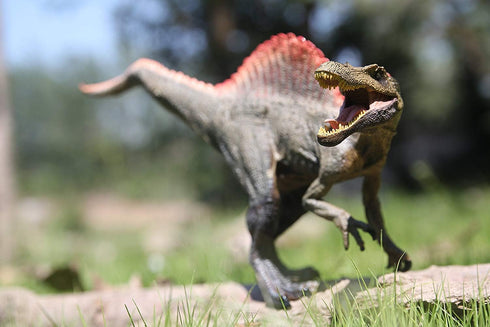 Spinosaurus Dinosaur Toy, Spinosaurus Toy with Moveable Jaw, Spin Dino Toy Action Figure for Kids Birthday Cake Topper, Home Decoration or Dinos F...