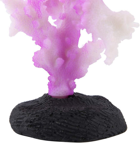 HEEPDD Simulation Aquarium Coral Anemone Silicone Luminous Bionic Plants Fish Tank Landscaping Supplies Aquarium Ornament(Purple)...
