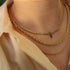 18K Gold Filled Vintage Choker Necklaces for Women Waterproof Gold Choker Necklace Anti Tarnish Gemstone Zircon Rectangle Pendant Necklace...