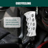 1 PC Car Personalized Shift Knob, Creative Four-Hole Handle Shape Manual Gear Shift Headband M8/M10/M12 Adapter, Universal Decorative Modification...