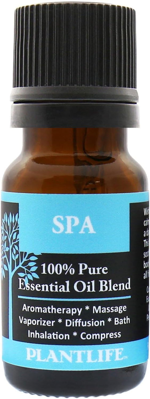 Plantlife Spa Aromatherapy Essential Oil Blend - Straight from The Plant 100% Pure Therapeutic Grade - No Additives or Fillers - Made in Californi...