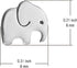 Boma Jewelry Sterling Silver Elephant Animal Stud Earrings...