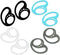4 Pairs Earbud Hooks, Universal Ear Attachment Loop for Wireless Earhooks Fit for Airpods Ear Hooks Anti-Lost Secure Earbuds...